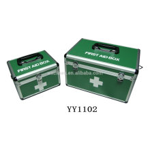 2 en 1 caja médica de aluminio puede ahorrar coste de la carga